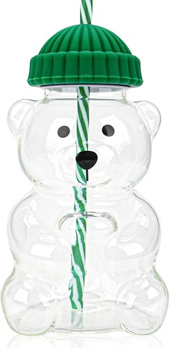 Glasbecher 590ml bärenform - glasbecher,