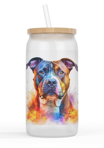 Glasbecher mit bambusdeckel - glasbecher,