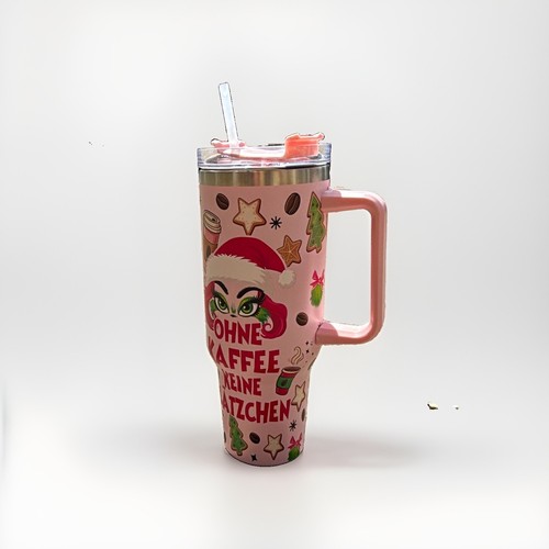 Becher rosa ohne kaffee - „ohne,