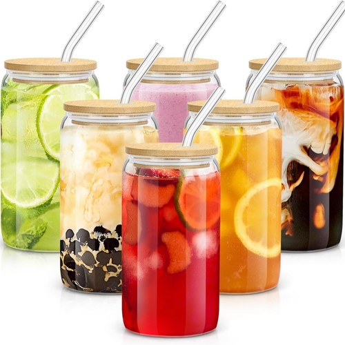 6er glasbecher set - set, 550ml