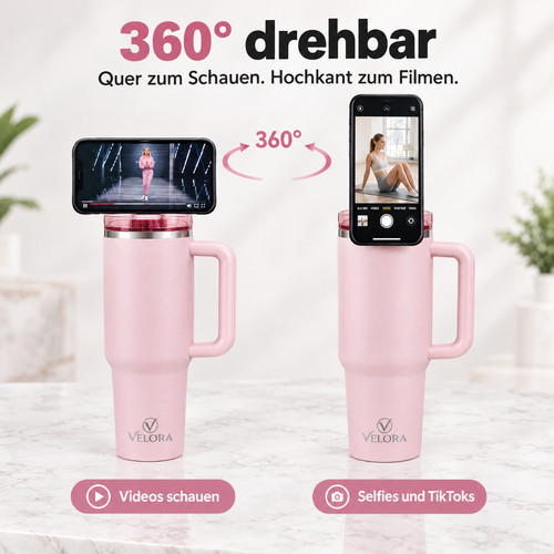 Tumbler mit magnet handyhalter - mit,