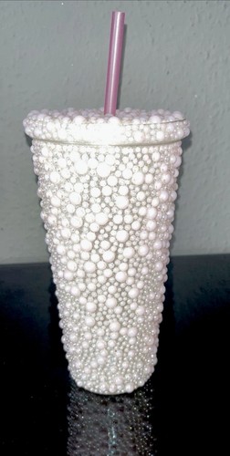 Trinkbecher mit strohhalm rosa - trinkbecher,
