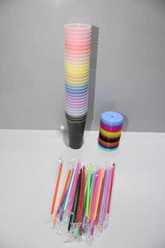 30x trinkbecher mit - 30x, deckel
