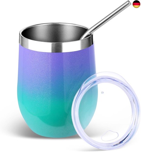 12oz edelstahl weinbecher mit - 12oz,