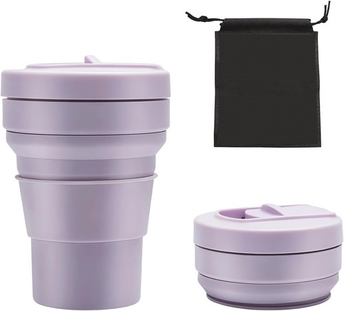 Faltbarer becher silikon - faltbarer, 355ml